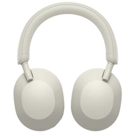 Sony WH-1000XM5 Wireless Closed-Back Over-Ear Noise Cancelling  Headphones,Silver WH1000XM5/S