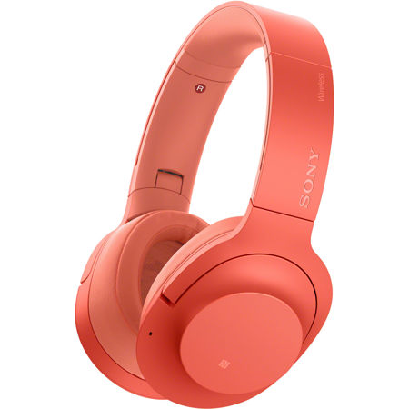 Sony WH-H900N h.ear on 2 Wireless Bluetooth Headphones, Twilight Red