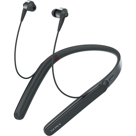 Sony WI-1000X Wireless Neckband In-Ear Headphones with Mic, Black