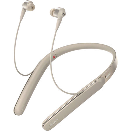 Sony WI-1000X Wireless Neckband In-Ear Headphones with Mic, Gold
