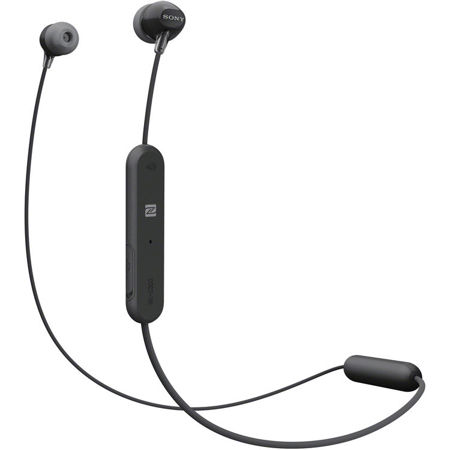 Sony WI-C300 Wireless In-Ear Headphones with Mic, Black