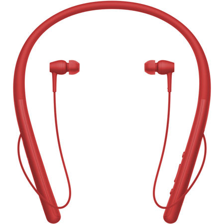 Sony WI-H700 h.ear in 2 Wireless Neckband In-Ear Headphones with Mic, Red