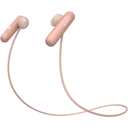 Sony WI-SP500 Wireless In-Ear Sports Headphones with Microphone, Pink