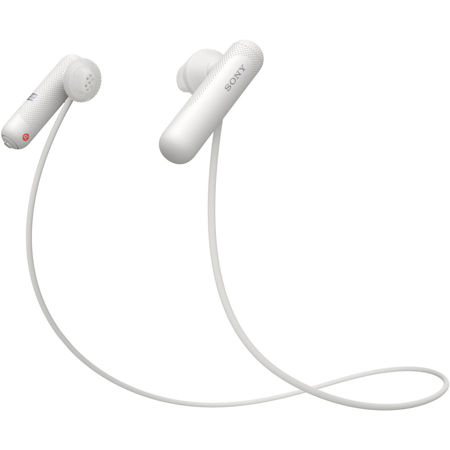 Sony WI-SP500 Wireless In-Ear Sports Headphones with Microphone, White