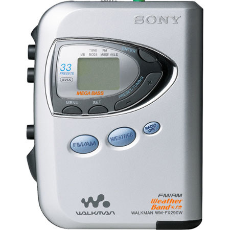 Sony WMFX290W Walkman Weather Radio/Cassette