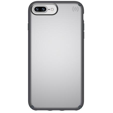 Speck Presidio Metallic Case f/iPhone8+/7+/6s+/6+,TungstnGrey Metallic/StrmyGrey