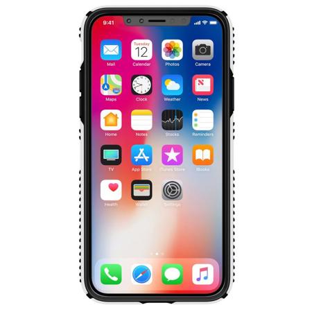 Speck Presidio Grip Case for iPhone X - White/Black