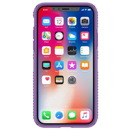 Speck Presidio Grip Case for iPhone X - Aster Purple/Heliotrope Purple