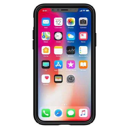 Speck Presidio Wallet Case for iPhone X - Black/Black