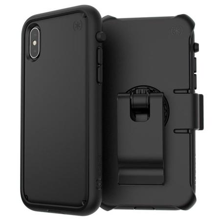 Speck Presidio Ultra Case with Holster for iPhone XS / X, Black