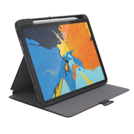 Speck Presidio Pro Folio Case for 11" iPad Pro, Filigree Gray/Slate Gray