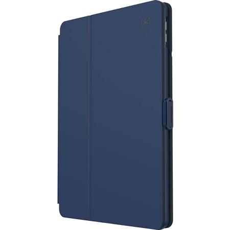 Speck Balance Folio Case for iPad 10.2", Coastal Blue/Charcoal Gray