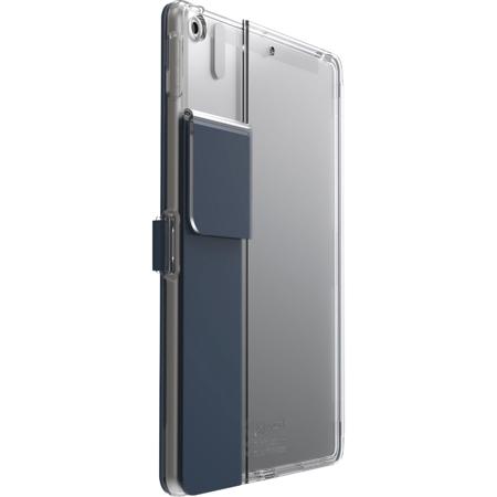 Speck Balance Folio Clear Case for iPad 10.2", Marine Blue/Clear
