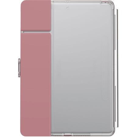 Speck Balance Folio Clear Case, Rose Gold Woven Metallic/Clear