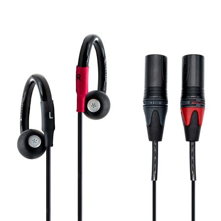 SonicPresence SP15 PRO On-Ear XLR Binaural Stereo Mic w/Dual 3-Pin XLR Connector