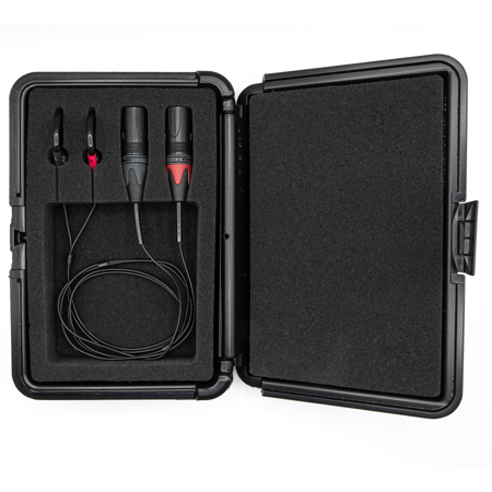 配信機器・PA機器・レコーディング機器 FS XLR Binaural Microphone SonicPresence SP15 PRO On-Ear XLR Binaural Stereo Mic w/Dual 3-Pin