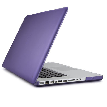 Speck Macbook 13" Aluminum SeeThru Satin Case, Aubergine