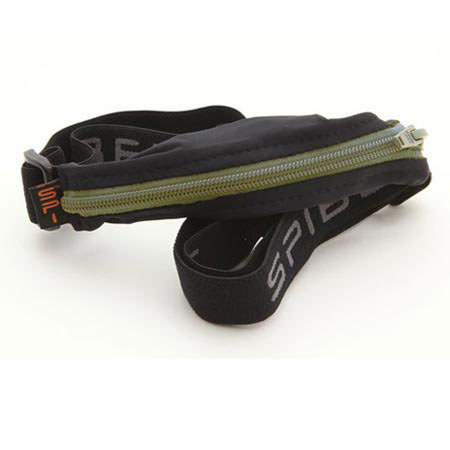 SPIbelt Adult's SPIbelt, Black Fabric/Olive Zipper/Logo Band