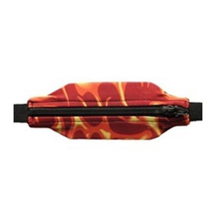SPIbelt Adult SPIbelt, Flames with Black Zipper/Logo Band