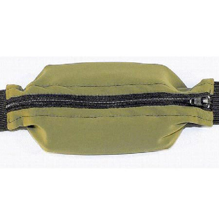 SPIbelt Adult SPIbelt, Olive Fabric/Black Zipper/Logo Band