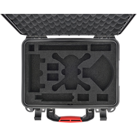 HPRC HPRC2350 14" Hard Case with Foam for DJI Spark Fly More Combo Kit, Black