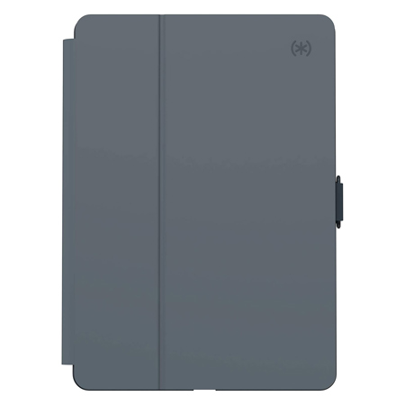 Speck Balance Folio Carrying Case for Apple 10.2" iPad 7th/8th/9th Generation, Stormy Gray/Charcoal Gray