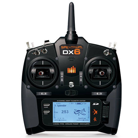 Spektrum DX6i DSMX 6-Channel 2.4GHz Mode 1 Transmitter for Aircraft Receivers