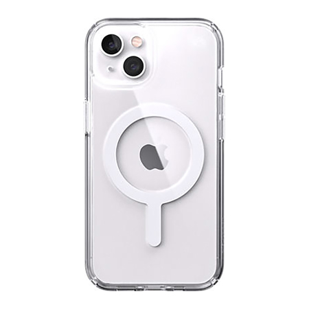 Speck Presidio Perfect-Clear + MagSafe Case for Apple iPhone 13, Clear