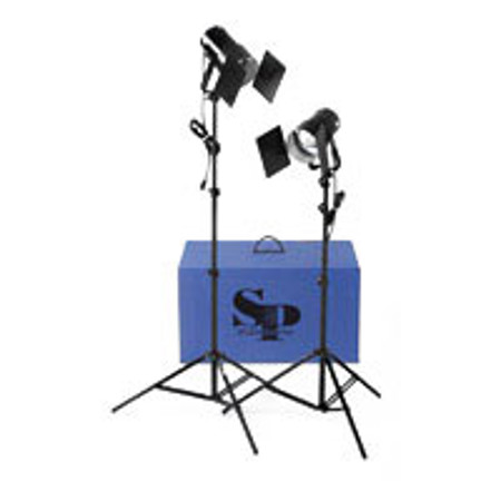 SP Studio Systems 1200 Watt Quartz Halogen Two Light Kit #SPFLKQ2