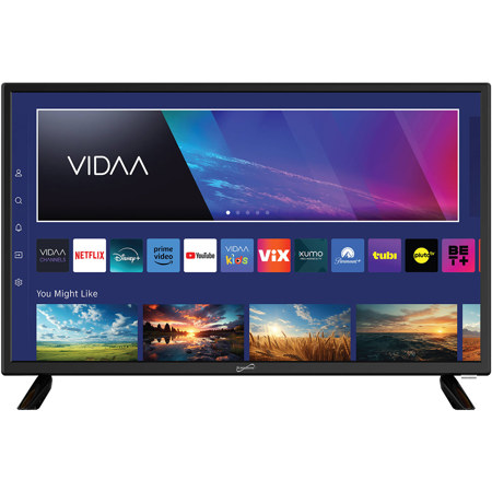 Supersonic VIDAA SC-2420VTV 24" 16:9 HD Smart LED TV, Black