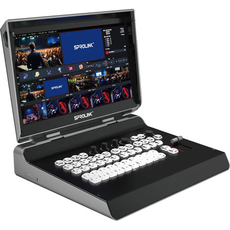 Sprolink NeoLIVE N8S 8-Ch HDMI/SDI Live Streaming Mixer Switcher w/15.6" Display