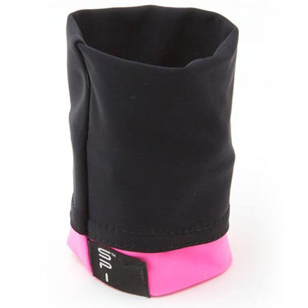 SPIbelt Wrist/Ankle Pocket, Black with Hot Pink Trim, Medium