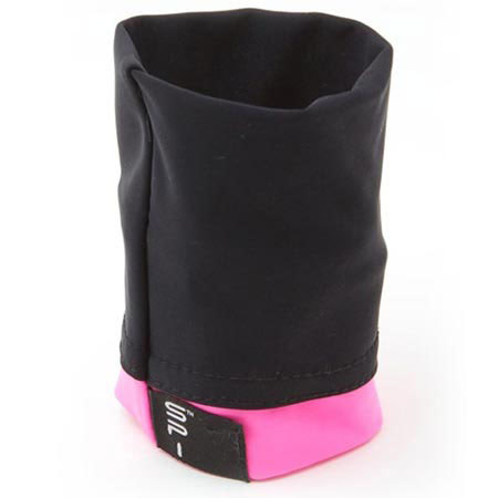 SPIbelt Wrist/Ankle Pocket, Black with Hot Pink Trim, Small
