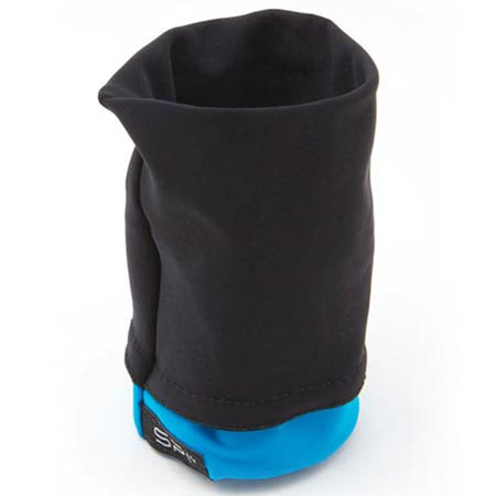 SPIbelt Wrist/Ankle Pocket, Black with Turquoise Trim, Medium