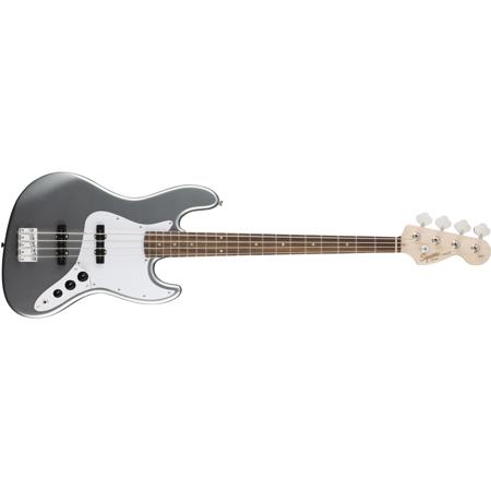 Squier Affinity Series 4 String Jazz Bass Guitar, Slick Silver