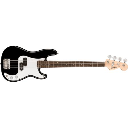 Squier Mini Precision Bass Guitar, Laurel Fingerboard, Black