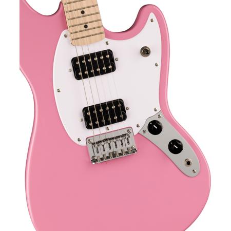 Squier Sonic Mustang HH Electric Guitar, Flash Pink 0373702555