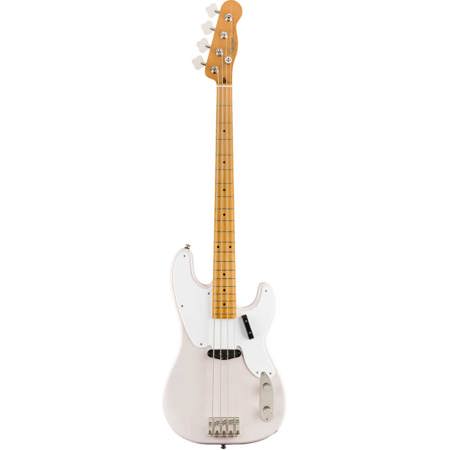 Squier Classic Vibe 50s Precision Bass Guitar, Maple Fingerboard, White Blonde
