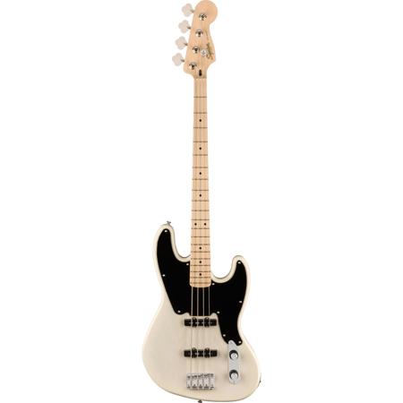 Squier Paranormal Jazz Bass '54 Guitar, Maple Fingerboard, White Blonde