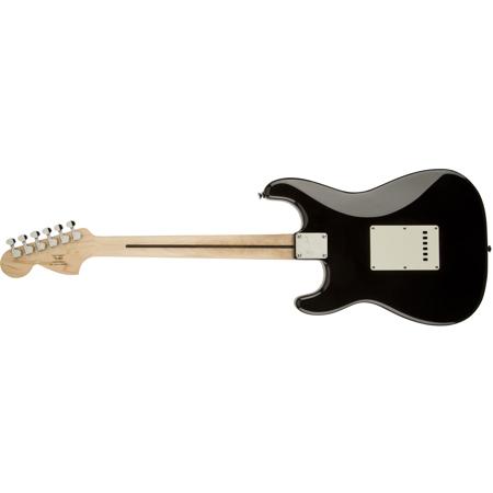 Squier Deluxe Hot Rails Stratocaster Electric Guitar, Black