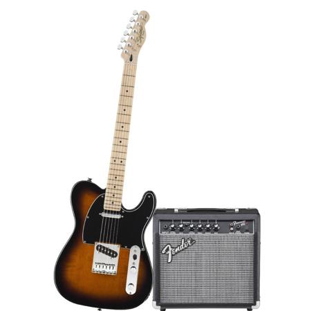 Squier Stop Dreaming, Start Playing! Set, Telecaster Guitar, Amplifier, Brown Su
