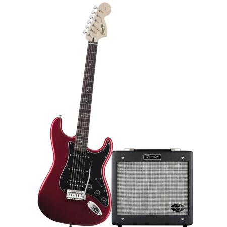 Squier Stop Dreaming, Start Playing! Set, G-DEC Junior Amplifier, Candy Apple Re