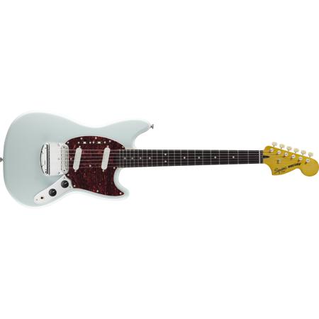 Squier Vintage Modified Mustang Electric Guitar 22 Frets C Shape Neck Rosewood Fingerboard Passive Pickup Gloss Polyester Sonic Blue