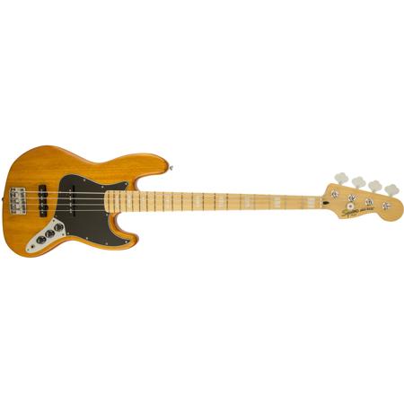 Squier Vintage Modified Jazz '77 Bass Guitar, Amber