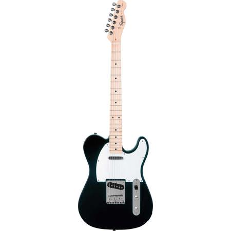 Squier Affinity Series Telecaster Electric Guitar, Maple Fingerboard, Black