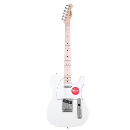 Squier Affinity Series Telecaster Electric Guitar, Maple Fingerboard,  Arctic White