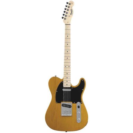 Squier Affinity Series Telecaster Electric Guitar, Maple, Butterscotch Blonde