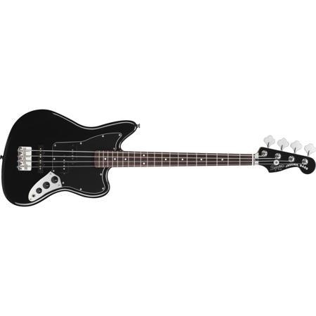 Squier Vintage Modified Jaguar Bass Guitar with SS Pickup, Black