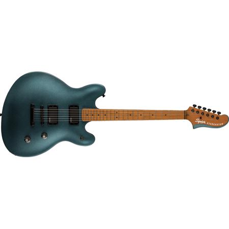 Squier Contemporary Active Starcaster Electric Guitar, Gunmetal Metallic
