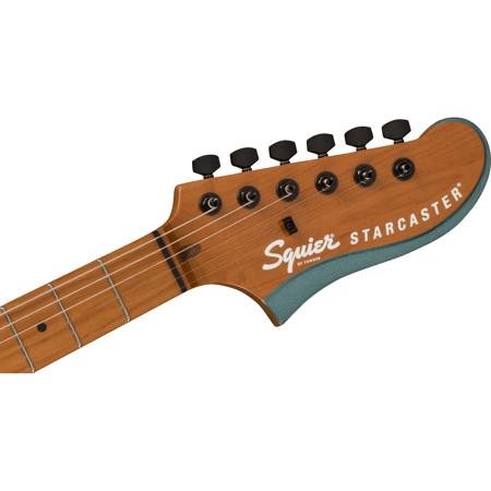 Squier Active Starcaster ガンメタル 美品 Contemporary Active Starcaster - Gunmetal Metallic – Dave's
